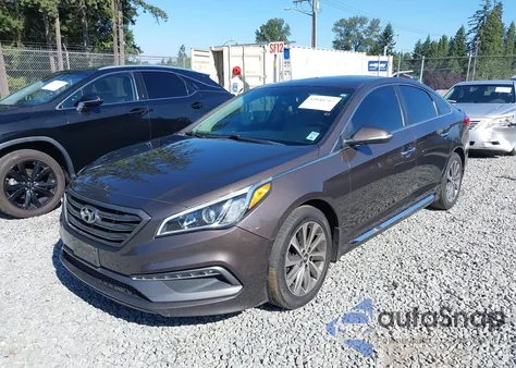 2017 Hyundai Sonata Sport из США, поврежденный, VIN 5NPE34AF1HH594765